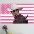 thumbnail image 5 of Glen Powell Pink Wall Tapestry American Flag - Not My First Tornado , Glen Powell Cowboy Twisters Movie US Flag, i Love Glen Powell and His Cute Dog Fan Gift Tapestries, 5 of 9