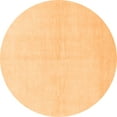 thumbnail image 1 of Ahgly Company Indoor Round Solid Orange Modern Area Rugs, 8' Round, 1 of 4