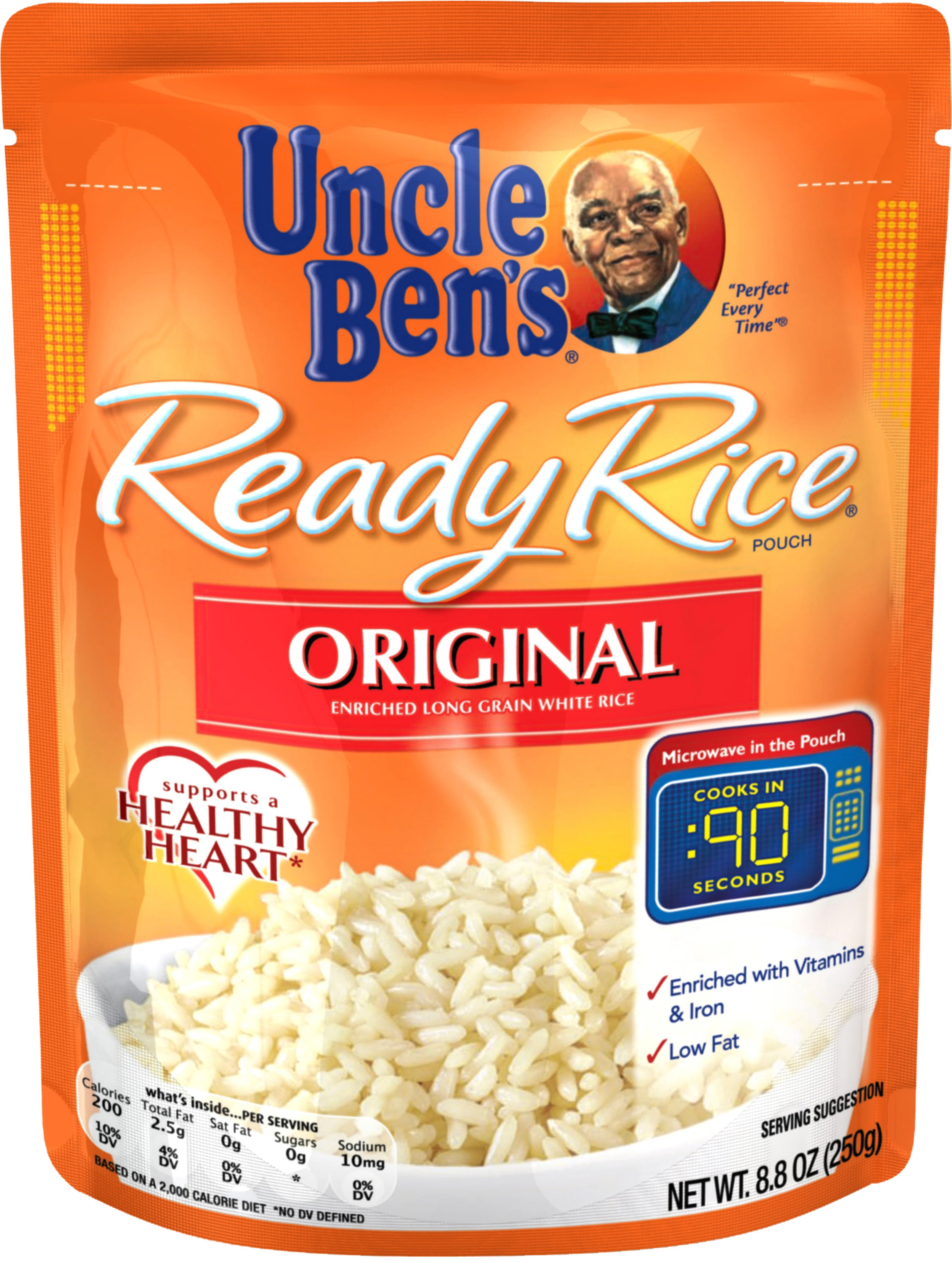UNCLE BEN'S Ready Rice: Original, 8.8oz - Walmart.com