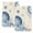 Beige, variant on Navy Blue Shell Coastal Kitchen Towels Set of 1, Starfish Coral Summer Ocean Nautical Absorbent Dish Towels for Kitchen, Microfiber Hand Towel, Quick Drying Tea Towel for Cleaning Dishcloths