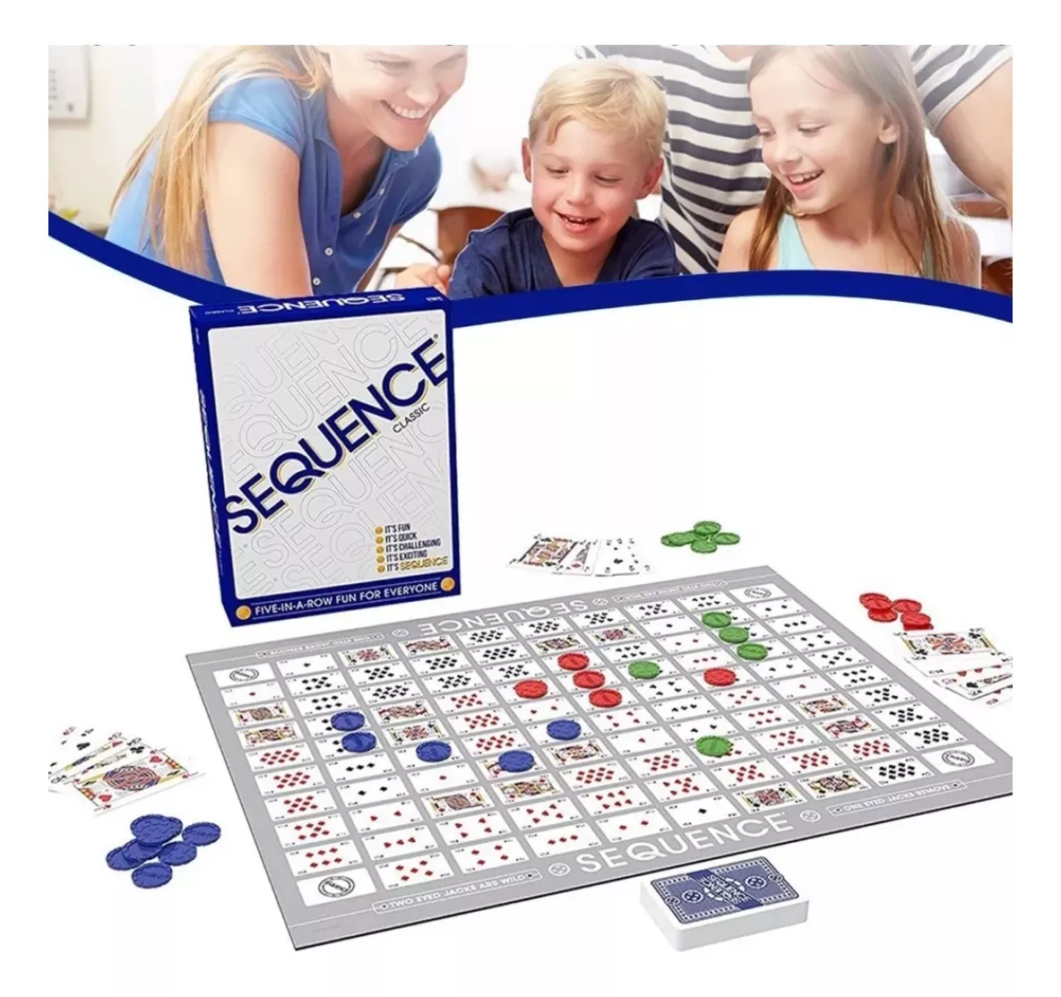 Goliath Games 919752 Juego De Mesa Sequence Clasico Goliath Games 919752 Juego De Mesa Sequence Clasico