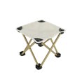 thumbnail image 2 of Portable Folding Chair for Camping & Outdoor Activities | Lightweight Compact Stool for Picnics, Fishing, Beach & Travel | Stainless Steel Frame | White, 2 of 6