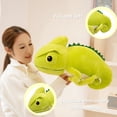 thumbnail image 2 of Realistic Plush Chameleon Stuffed Animal Toys, Easter Lizard Stuffed Animal Plush Pillow Decoration, 2 of 6