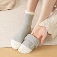 thumbnail image 3 of Yawlsow 7 Pairs Fuzzy Socks for Women, Non Slip Fluffy Socks with Grips, Soft Warm Cozy Winter Slipper Socks for Home Sleeping Hospital,US Size 5-10, 3 of 6