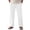 White, variant on Men’s Loose Straight Cotton Linen Pants Breathable Summer Casual Bottoms