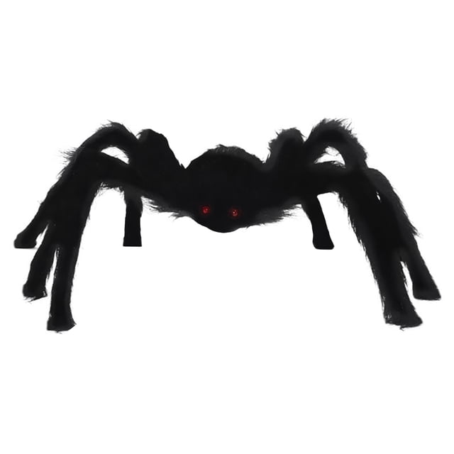 Halloween Spider Decorations Outdoor Halloween Simulation Skull Big Spider Plush Spider Ornament Spider Halloween Decorations Outdoor Giant Spider Halloween Decorations