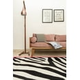 thumbnail image 3 of Furnish My Place 735 Zebra Pink 4'5"x6'9" Kid Area Rug for Playroom, Bathroom & Kindergarten Classroom, Black/White/Hot Pink, 3 of 8