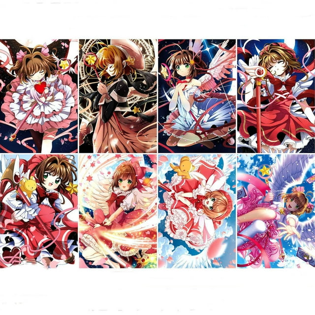 Póster Cards Captors Sakura Anime Art 28,5 x 42 cm (8 unidades)