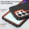 thumbnail image 3 of TECH CIRCLE for Samsung Galaxy S26+ 3-Layer PC+TPU+PC Case with KickStand Slim Heavy Duty Rugged Shock-Absorbent Tough Durable Cover,H, 3 of 8