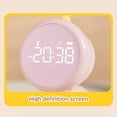 thumbnail image 4 of Kids' Unicorn Alarm Clock with Night Light - 3 Alarm Settings, Count Up/Down Timer, Snooze Function, 6 Ringtones, Adjustable Volume & Brightness, 1200mAh Rechargeable Battery (ABS+PC+Silica Gel,, 4 of 7