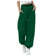 thumbnail image 2 of Felirenzacia Womens Jogging Trousers, Casual Sweatpants with Deep Pockets, Elastic Cuffed Athleisure Pants, 2 of 6