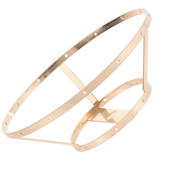 SEWCHICS Metal Cage Lamp Shade Shells Chandelier Frame Metal 1Pcs 14.5x14.5cm