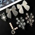 thumbnail image 3 of Rhinestone/Pearl Hairpins/Hair Clips in Geometric Patterns for Women, 3 of 47