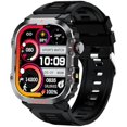 thumbnail image 1 of wonima11 Smartwatch for Men, 2.01'' High-Definition Touch Screen, 1ATM Waterproof, LED Flashlight, Compass, Bluetooth Call, Sport Fitness Tracker Watch, Compatible with Android & iOS, 1 of 1