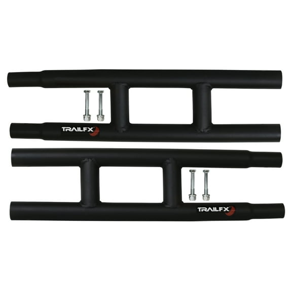 TrailFX Ladder Rack Extension FCLR003B TFX Heavy Duty Contractor Rack; For Use With Trail FX Ladder Rack FCLR001B; 27 Inch Extension; Powder Coated; Black; Steel