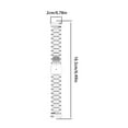 thumbnail image 3 of Tyuong Watch Bands For Samsung Galaxy Watch 7 Stylish Durable Stainless Steel Metal Watch Band Compatible With Electronic Smartwatches, 3 of 9