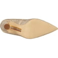 thumbnail image 4 of Sam Edelman Antonia Sesame Glitz Pointed Toe Slip On Spool Heel Fashion Pumps (Sesame Glitz, 10.5), 4 of 6