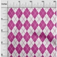 thumbnail image 2 of oneOone Cotton Poplin Purple Fabric Check Argyle Fabric For Sewing Printed Craft Fabric By The Yard 42 Inch Wide, 2 of 5