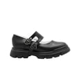 thumbnail image 3 of Zapato Escolar Para Niña Doble Hebilla Super Cómodos negro 22.5, 3 of 5