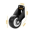 thumbnail image 3 of Furniture Casters Swivel Caster Roller Smooth Quiet Wheels Trolley Load-bearing Wheels Table Chair Sofa Furniture Accessories, 3 of 11