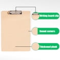 thumbnail image 3 of Clipboards (Set of 2) ECO Friendly Hardboard Clipboard, Clip Standard, 3 of 5