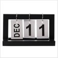 thumbnail image 1 of Oficina de madera Vintage hogar calendario café escritorio decorativos rústicos adornos DIY Flip, 1 of 2