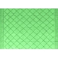 thumbnail image 1 of Ahgly Company Indoor Rectangle Solid Emerald Green Modern Area Rugs, 6' x 9', 1 of 4