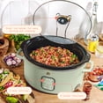 thumbnail image 4 of Beautiful 6 Qt Programmable Slow Cooker, Sage Green by Drew Barrymore, 4 of 14