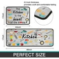 thumbnail image 3 of Kitchen Rugs and Mats Non Skid Washable-Black Themed Kitchen Mat and Rug Set,Floor Cushion Waterproof Rug,Rubber Backed Area Rugs for Kitchen Sink,Laundry Room,Indoor,Holiday Boho Kitchen Rugs, 3 of 6