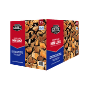Expert Grill 1.5 cubic feet Hickory Wood Mini Smoking Logs, 1.5 Cubic feet