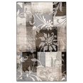 thumbnail image 2 of SUPERIOR Pastiche Contemporary Floral Patchwork Polypropylene Indoor Area Rug or Runner with Jute Backing, 4 X 6, Beige, 2 of 6