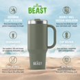 thumbnail image 4 of Tumbler Greens Steel Beast de acero inoxidable con aislamiento al vacío de 1,5 L, 4 of 7