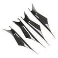 thumbnail image 2 of DYNWAVECA 4 Pcs Housse de Poignée de Tirage de Porte Intérieure de Voiture, Enveloppe de Protection de Rechange Assemblage Automobile, Housse de Remplacement de Véhicule pour G38 G30 Noir avec Bandes, 2 of 10