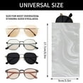 thumbnail image 2 of Double Eyeglass Case Soft Dual Glasses Case for Women Men Travel Squeeze Top Sunglasses Cases Eyeglasses Pouch, 2 of 7