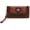 Brown, variant on Wristlet Wallets for Women Western Wristlet Purse with Detachable Floral Tooled Concho Collection
