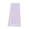 thumbnail image 2 of Double Layer Keycaps, PBT Material Heat Resistant PBT Keycaps  For 104 Key Keyboard Purple, 2 of 8