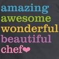 thumbnail image 3 of CafePress - Amazing Chef Long Sleeve T Shirt - Long Sleeve Dark T-Shirt, 3 of 4
