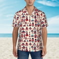thumbnail image 4 of Haiem Rocket Pattern Printed Hawaiian Shirt for Men - Men’s Casual Beach Summer Shirts - Stretch Fabric with Modern Fit-XX-Large, 4 of 9