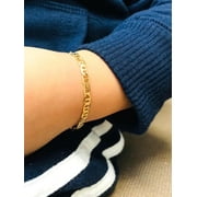 Newborn Baby Children's Boys Girls Mom's Dad's Bracelet 14K Gold Filled Baby Bracelet Kids Jewelry / Pulsera para Ninos Mujer y Hombre en Oro Laminado.