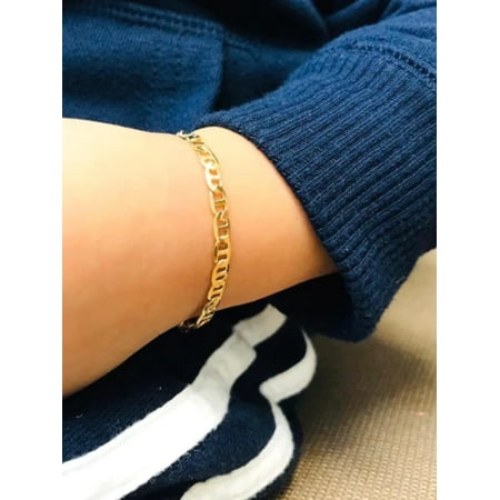 Newborn Baby Children's Boys Girls Mom's Dad's Bracelet 14K Gold Filled Baby Bracelet Kids Jewelry / Pulsera para Ninos Mujer y Hombre en Oro Laminado.