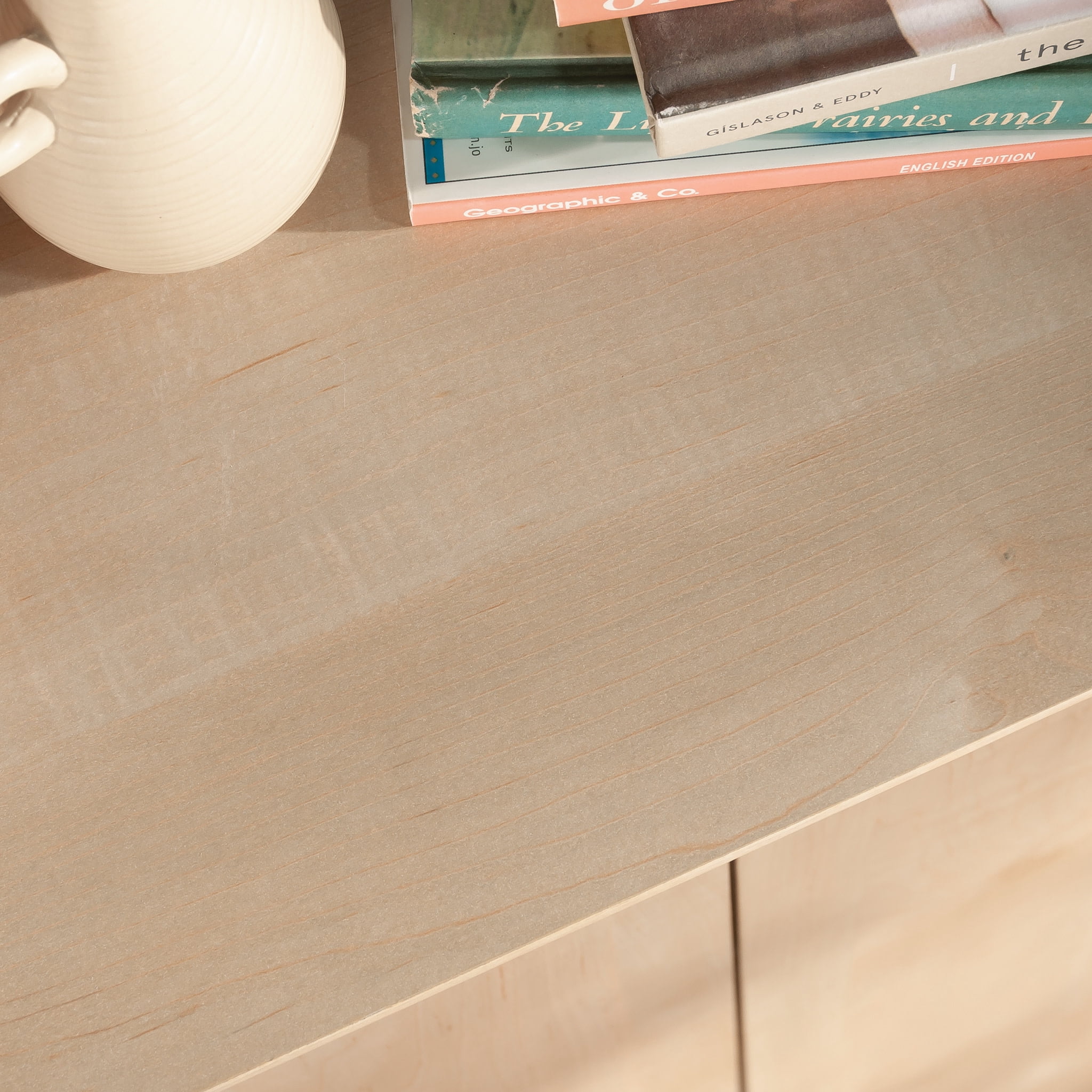 Sauder Select Engineered Wood Storage Cabinet in Natural Maple Finish