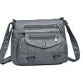 thumbnail image 1 of Bolso de hombro retro para mujer Correas de hombro ajustables Decoración de corazón Sling, 1 of 7