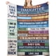 thumbnail image 1 of LHSHID Daughter Gifts Daughter Birthday Gifts Daughter Blanket from Dad Daughter Gifts for Birthday Graduation Father Daughter Gifts to My Daughter Blanket Throw 40"x50", 1 of 6