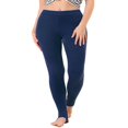thumbnail image 1 of Pantalon d'Étrier de Yoga de Gym pour Femmes, Uni, Doux, à Taille Élastique, 1 of 6
