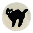 thumbnail image 1 of Dsscvnef Tapis de Biscuits d'Halloween Tapis de Sol en Polyester Non Festif de Bienvenue pour Entrée de Fête, 1 of 8