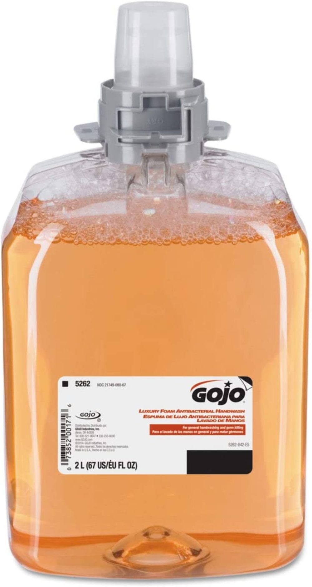 Gojo FMX20 Luxury Antibacterial Foam Handwash 2000 Milliliter Refill
