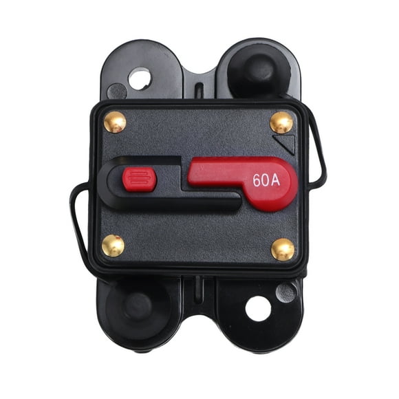 OULII Ground Fault Circuit Interrupter Circuit Breaker Zinc Alloy 1Pcs 2.95x1.97x1.77in for Car