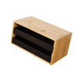 thumbnail image 4 of Organizador de maquillaje Soledad con cajón contenedor de almacenamiento de cosméticos Negro, 4 of 10