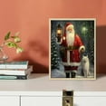 thumbnail image 3 of Nawypu  Merry Christmas Santa Claus Poster Canvas Picture Printing Art Decoration Living Room Bedroom Home Background Wall Decoration, 3 of 4