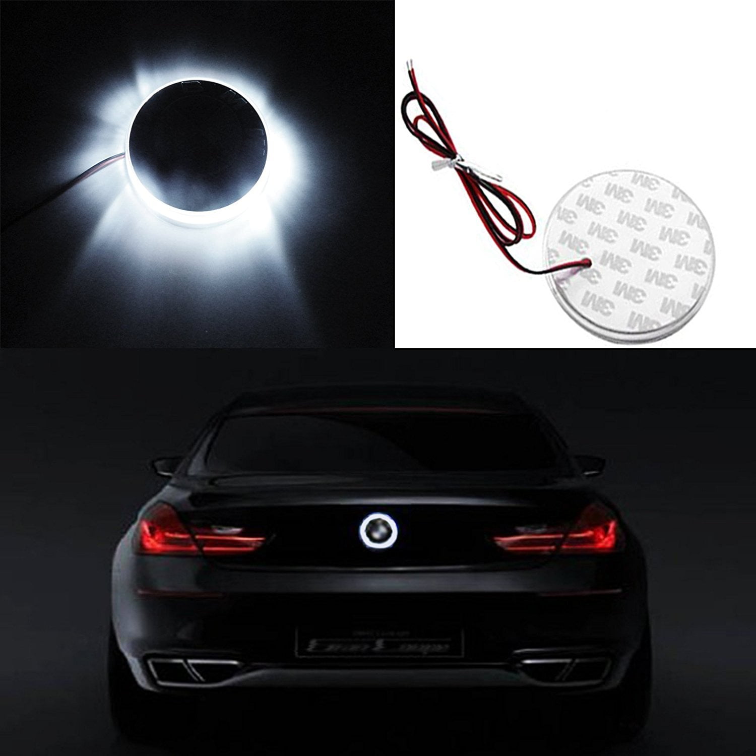 1Pcs White 12V 82mm Emblem LED Background Light For BMW 3 5 7 X3 X5 X6 Z4 Series 1Pcs White 12V 82mm Emblem LED Background Light For BMW 3 5 7 X3 X5 X6 Z4 Series